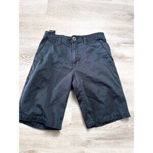 Volcom Classic Black Mens Flat Front Casual Shorts 30